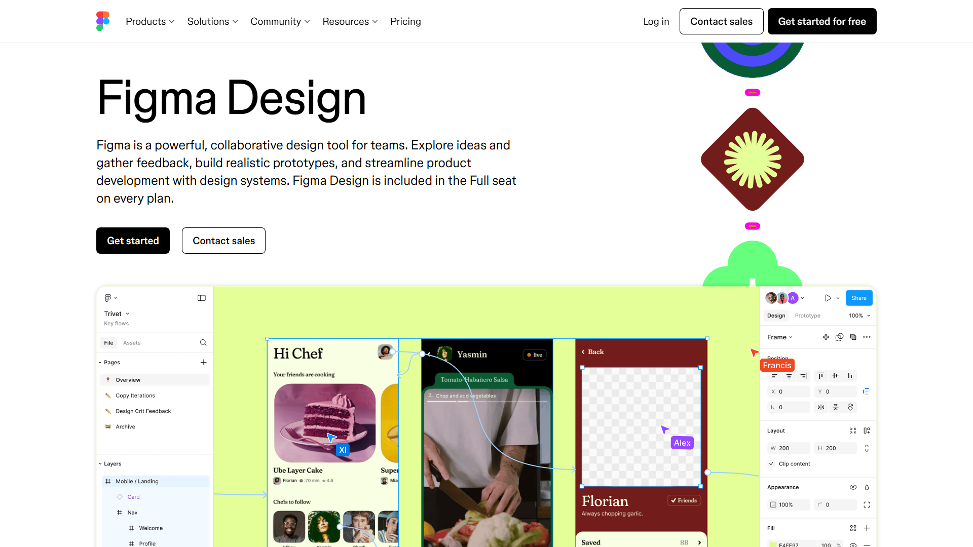 Figma Features Page Screenshot